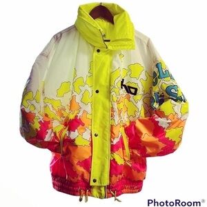 Vintage 80s 90s ELHO Freestyle ski snowboard jacket coat